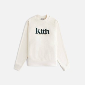 White Women Kith Asher New York Crewneck Sweaters | 1082-BGVTZ