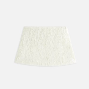 White Women Kith Ashtyn Cowlick Fur Mini Skirts | 6974-HSUYC