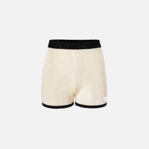 White Women Kith Asta Resort Naomi Contrasts Shorts | 8197-ULOSN