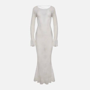 White Women Kith Asta Resort Rafaella Dress | 0914-GQBXL