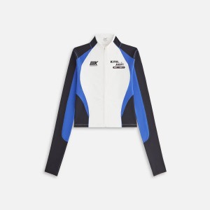 White Women Kith Blaise Panelled Full Zip Jackets | 5482-MZXSL