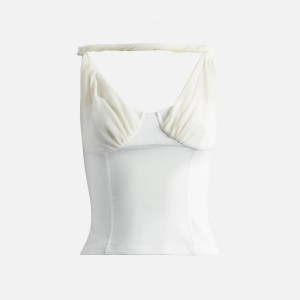 White Women Kith Buci Divinity Top Shirts | 1395-LKWCG