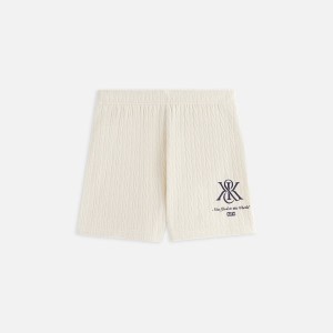 White Women Kith Rayne Crest Chenille Shorts | 7936-IBAQC