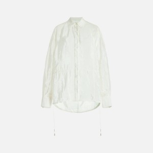 White Women Kith SIMKHAI Laylah Parachute Button Down Shirts | 4632-ACOSD