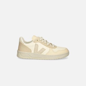 White Women Kith Veja WMNS V-10 Sneakers | 9154-EXZWN