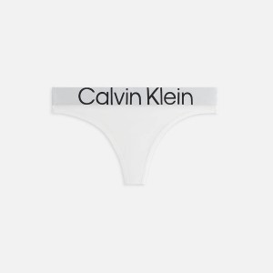 White Women Kith for Calvin Klein Mesh Thong Underwear | 6841-SNFHT