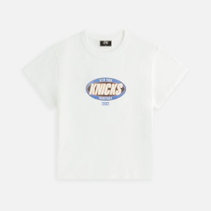 White Women Kith for the New York Knicks Y2K Vintage Mulberry T-Shirt | 2649-XHSQY