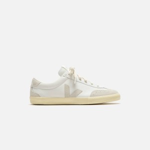 White / Beige Men Kith Veja Volley Sneakers | 2031-YEAIN