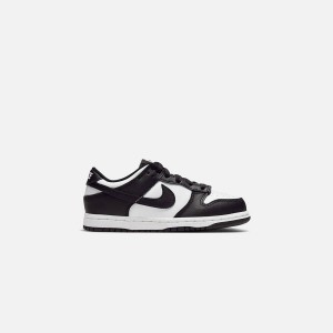 White / Black Kids' Kith Nike PS Dunk Low Sneakers | 6308-LWXDA