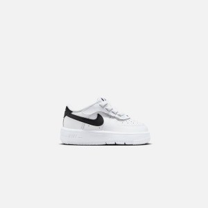 White / Black Kids' Kith Nike TD Force 1 Low Easyon Sneakers | 8961-IUWTL