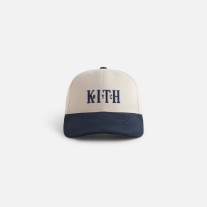 White / Black Kids' Kith Two Tone NYC Cap Headwear | 5867-NTQEJ