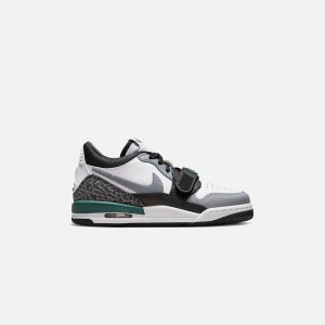 White / Black / Grey / Green Kids' Kith Jordan GS Air Jordan Legacy 312 Low Sneakers | 7469-WUZMH