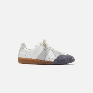 White / Blue Grey Men Kith Maison Margiela Replica Sneakers | 3728-WLGRI