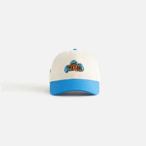 White / Blue Kids' Kith for Sesame Street Cookie Monster Cap Headwear | 1063-ZXIGJ