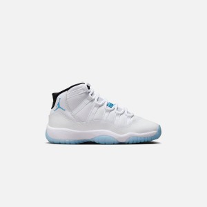 White / Blue / Black Kids' Kith Jordan GS Air Jordan 11 Retro Sneakers | 9351-PGEVB