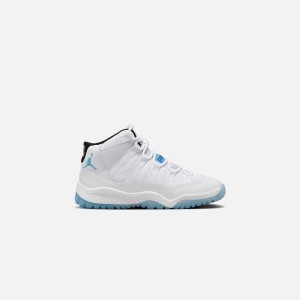 White / Blue / Black Kids' Kith Jordan PS Air Jordan 11 Retro Sneakers | 0765-VODSC
