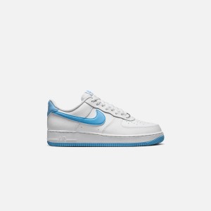 White / Blue / White Men Kith Nike Air Force 1 '07 Sneakers | 5973-SPITL
