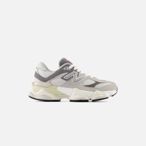 White / Grey Kids' Kith New Balance GS 9060 Sneakers | 8246-LGVYC