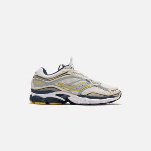 White / Multicolor Men Kith Saucony Progrid Omni 9 Sneakers | 9685-KOZLE
