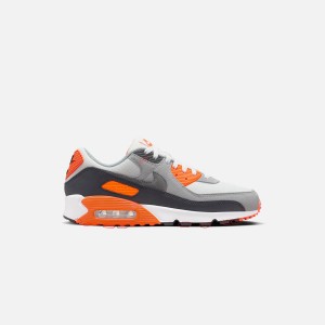 White / Orange / Grey Men Kith Nike Air Max 90 Sneakers | 2634-QDAKY