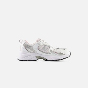 White / Pink Kids' Kith New Balance GS 530 Sneakers | 5174-WBINS