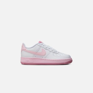 White / Pink Kids' Kith Nike GS Air Force 1 LV8 Sneakers | 7392-IBONT
