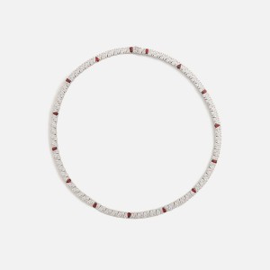 White / Red Men Kith Hatton Labs Drop Chain Jewelry | 3204-IQSMU