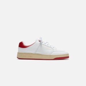 White / Red Men Kith Saint Laurent SL/61 Sneakers Sneakers | 6537-WDVGI