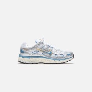 White / Silver Men Kith Nike P-6000 Sneakers | 4072-PYQJD