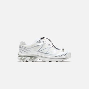 White / Silver Men Kith Salomon XT-6 GTX Sneakers | 8432-AGPJN
