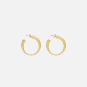 Yellow Gold Women Kith Saint Laurent Creoles Fils Degrades Hoops Jewelry | 9280-SCHUB