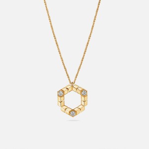 Yellow Gold Women Kith VL Cepher Estoile Large Pendant Jewelry | 8512-TCYSZ