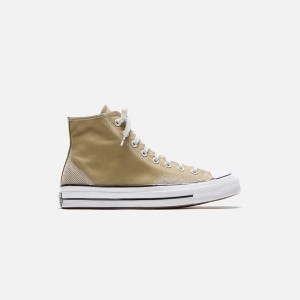 Yellow Men Kith Converse Chuck 70 Multi-Stitch Cotton High Sneakers | 9854-VOTBX