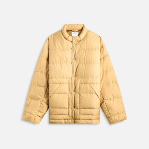 Yellow Men Kith Visvim Elias Insulator Down Silk Jackets | 9358-IQJWZ