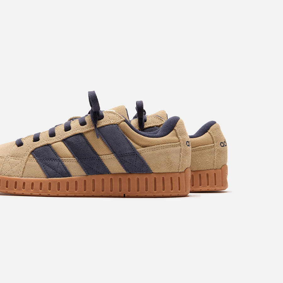 Beige Khaki / Navy Men Kith adidas LWST Sneakers | 4785-UNEWL