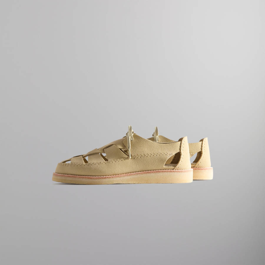 Beige Men Kith 8th St by Ronnie Fieg for Clarks Originals Ridgevale Sandals | 5426-TZPDJ