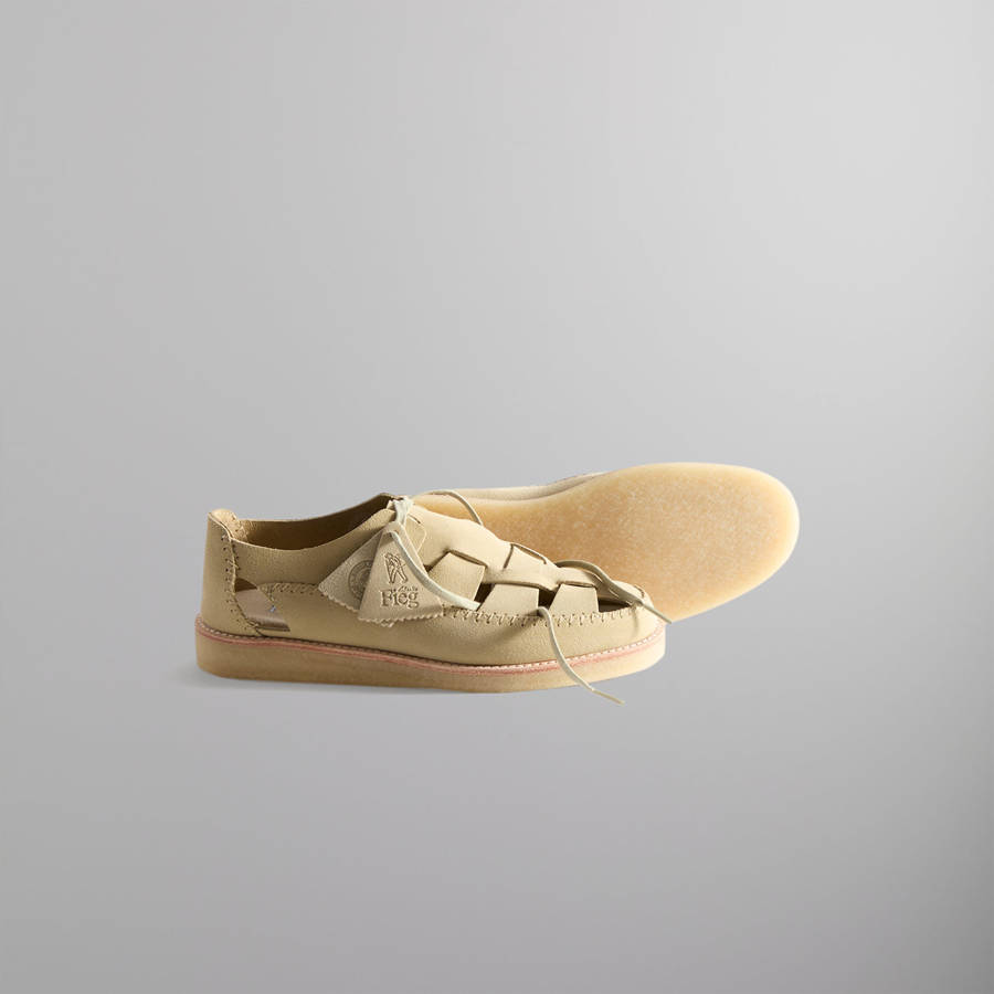 Beige Men Kith 8th St by Ronnie Fieg for Clarks Originals Ridgevale Sandals | 5426-TZPDJ