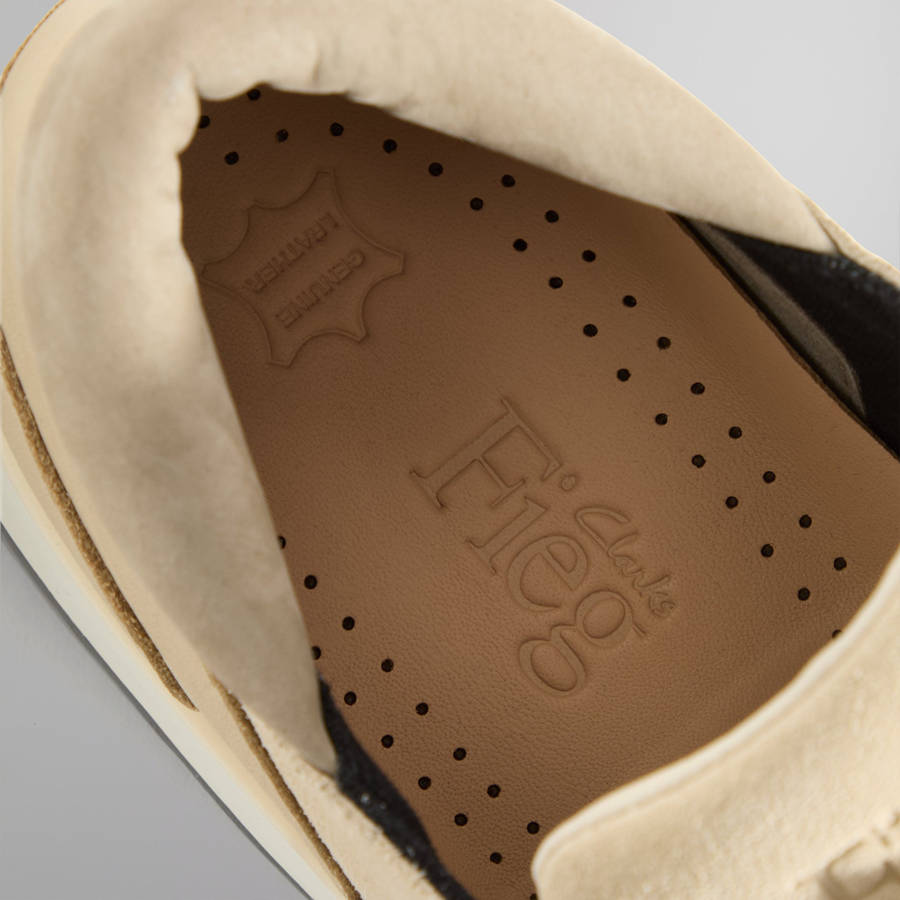 Beige Men Kith 8th St by Ronnie Fieg for Clarks Originals Sunderland Sneakers | 5293-BDLGT