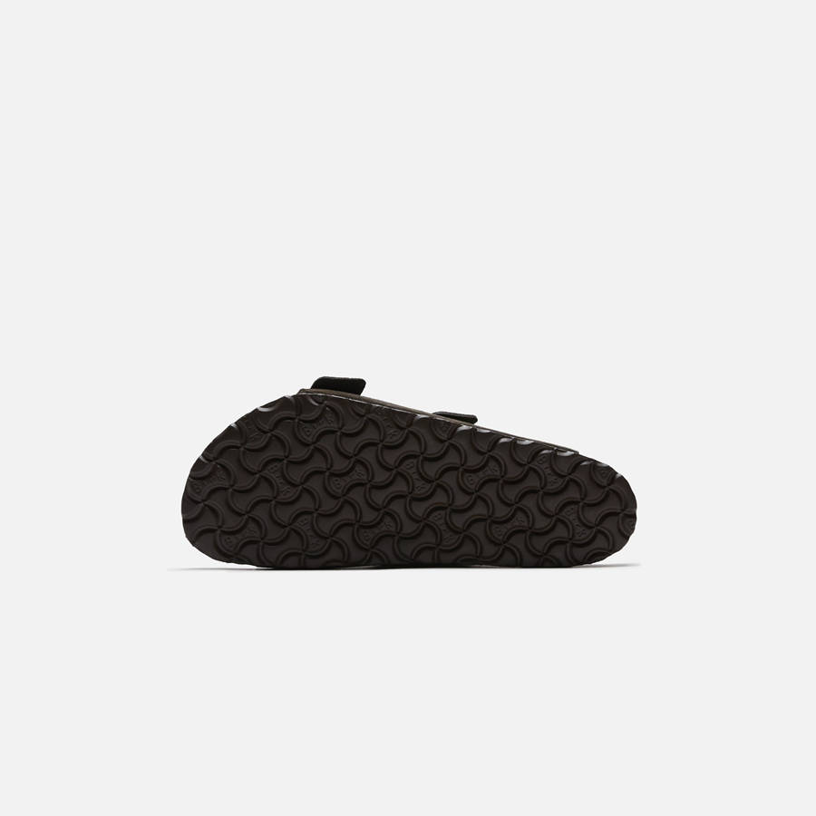 Beige Men Kith Birkenstock Arizona Suede Sandals | 7162-ZWKSQ