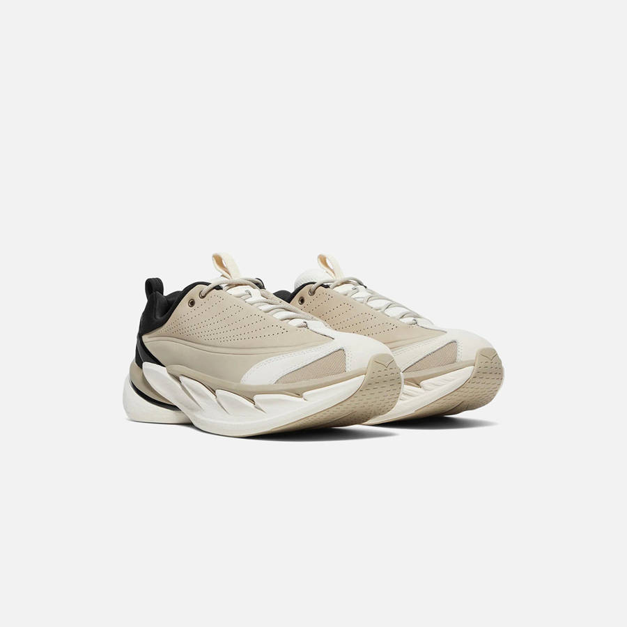 Beige Men Kith HOKA Elevon X Sneakers | 4086-UHNGC