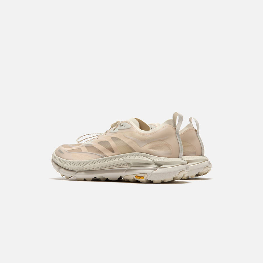 Beige Men Kith HOKA x Satisfy Mafate Speed 4 Sneakers | 4596-DRBXU