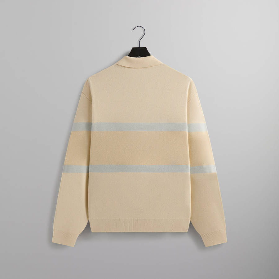 Beige Men Kith Harmon Rugby Pullover Shirts | 0124-RYWME