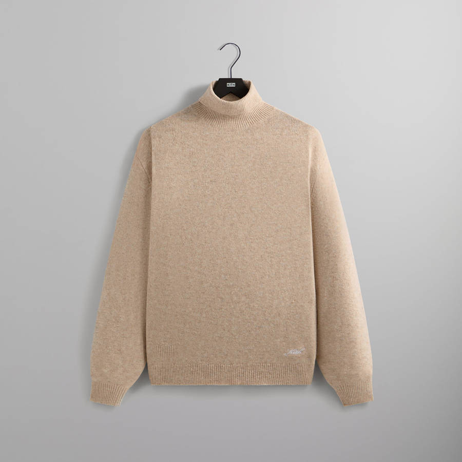 Beige Men Kith Joseph Turtleneck Shirts | 6142-QIMKG