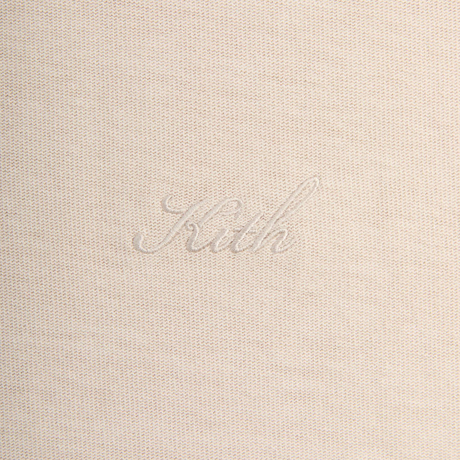Beige Men Kith Slub Jersey Bishop T-Shirt | 9652-XABTO