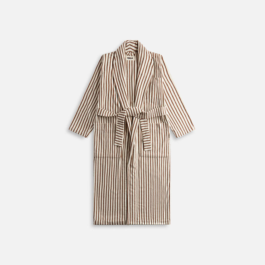 Beige Men Kith Tekla Classic Bathrobe Underwear | 1870-BCMGN