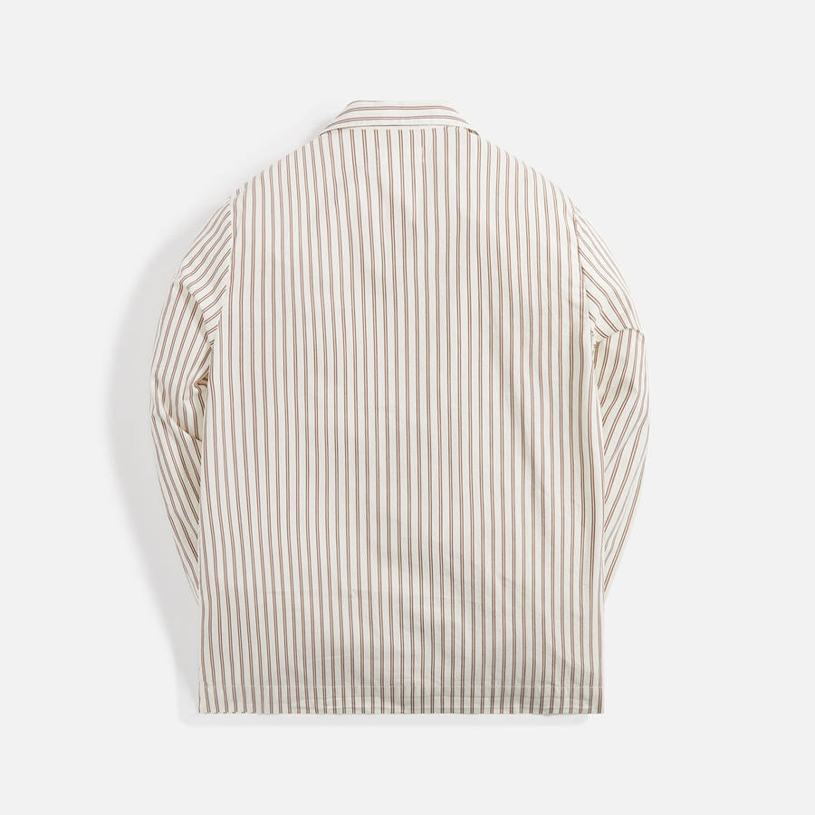 Beige Men Kith Tekla Poplin Long Sleeve Pajama Shirt Underwear | 2960-BWDNU