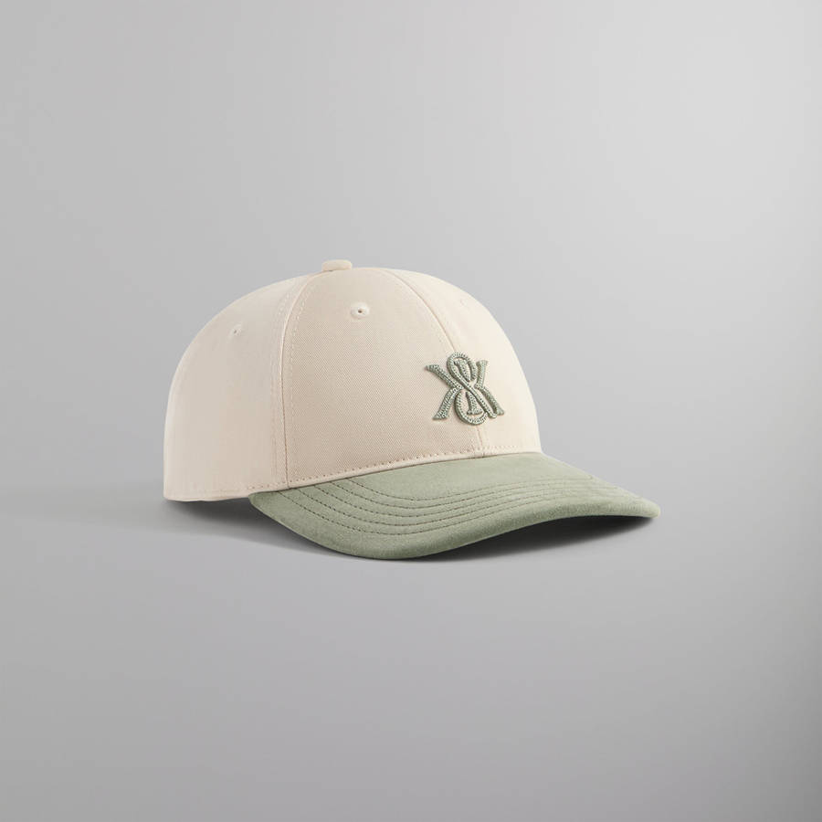 Beige Men Kith Two Tone Suede Brim Aaron Cap | 3807-VFXJU