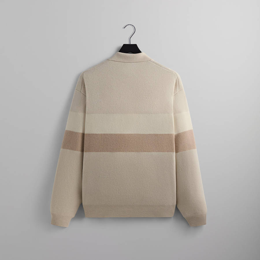 Beige Men Kith and Giorgio Armani Cashmere Harmon Rugby Shirts | 8790-XIGAW