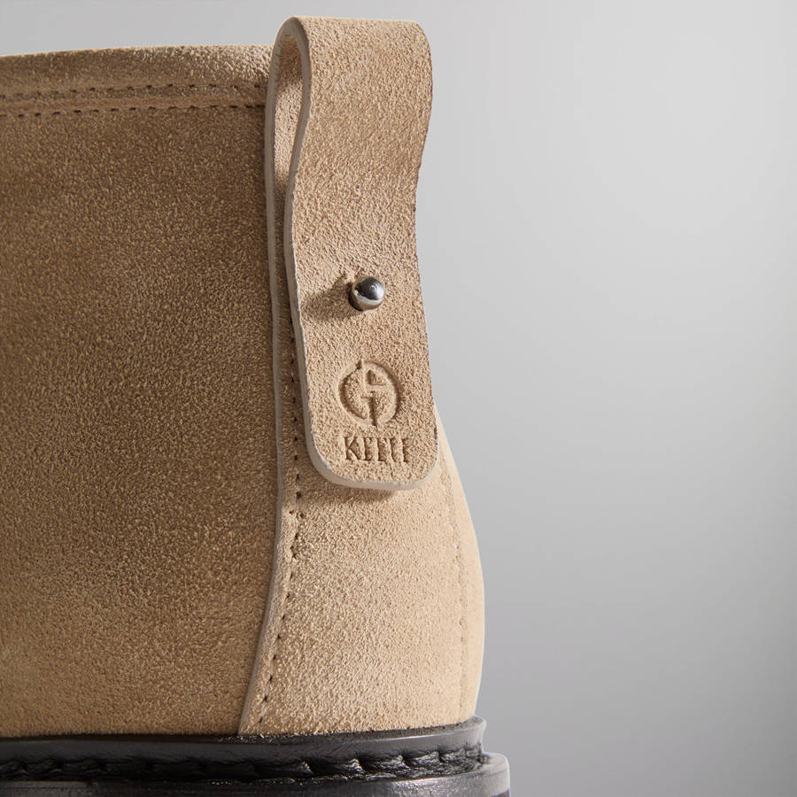 Beige Men Kith and Giorgio Armani Chukka Boots | 2045-PCSRI