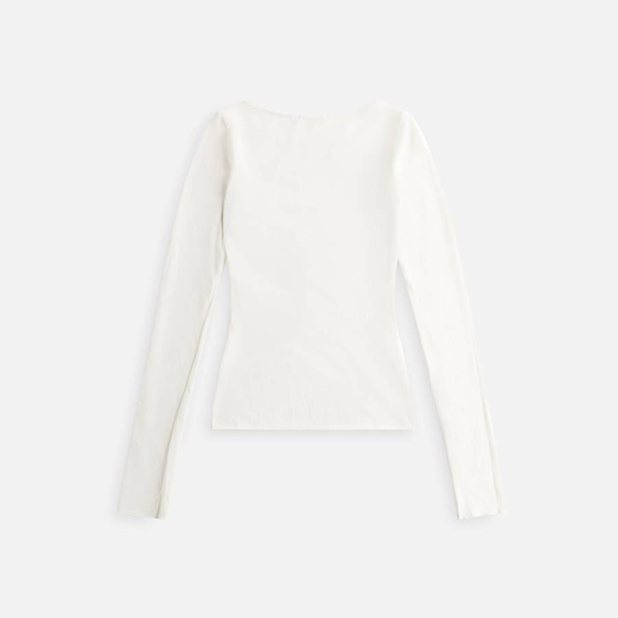 Beige Women Kith Cotton Citizen Marbella Boat Neck T-Shirt | 3485-GLAXV